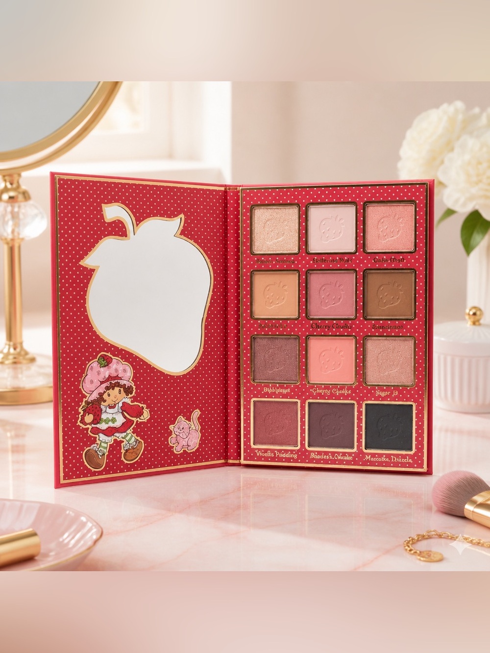 Strawberry Shortcake Eyeshadow Palette 12 Color Makeup Palette New Sealed - Picture 3 of 4